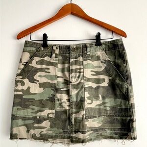Sanctuary Camo Mini Skirt Size 27